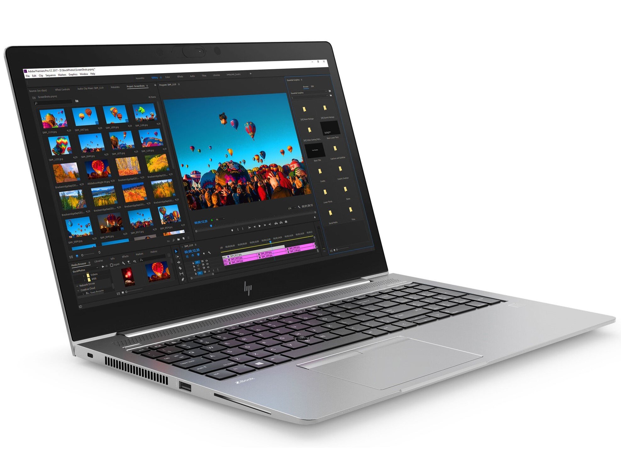 Test Du Hp Zbook U G I U Radeon Pro Wx K Uhd Cran