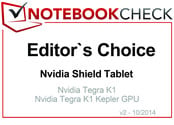 Choix de la rédaction - Octobre 2014 : la Nvidia Shield Tablet.