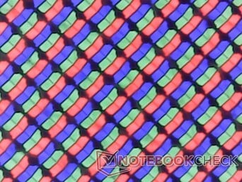Sous-pixels RVB nets sans grain perceptible