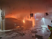 Incendie d'une Mercedes Benz électrique en Corée du Sud (Source : Gyeonggi Fire and Disaster Headquarters)