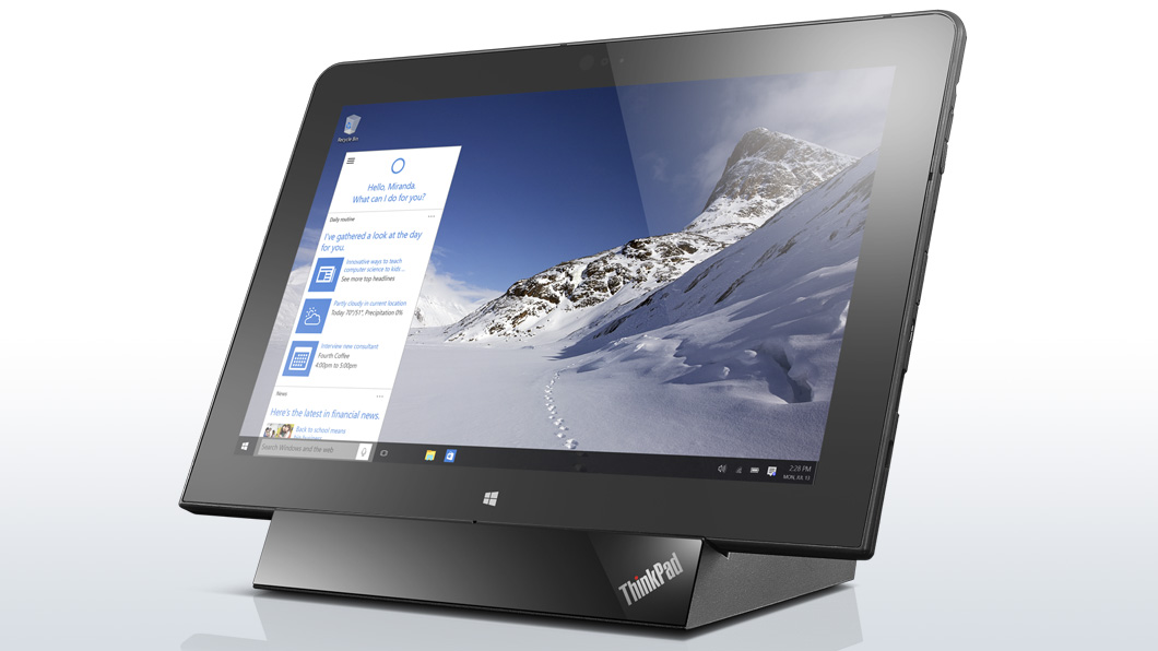 Lenovo dégaine la première tablette Windows 10