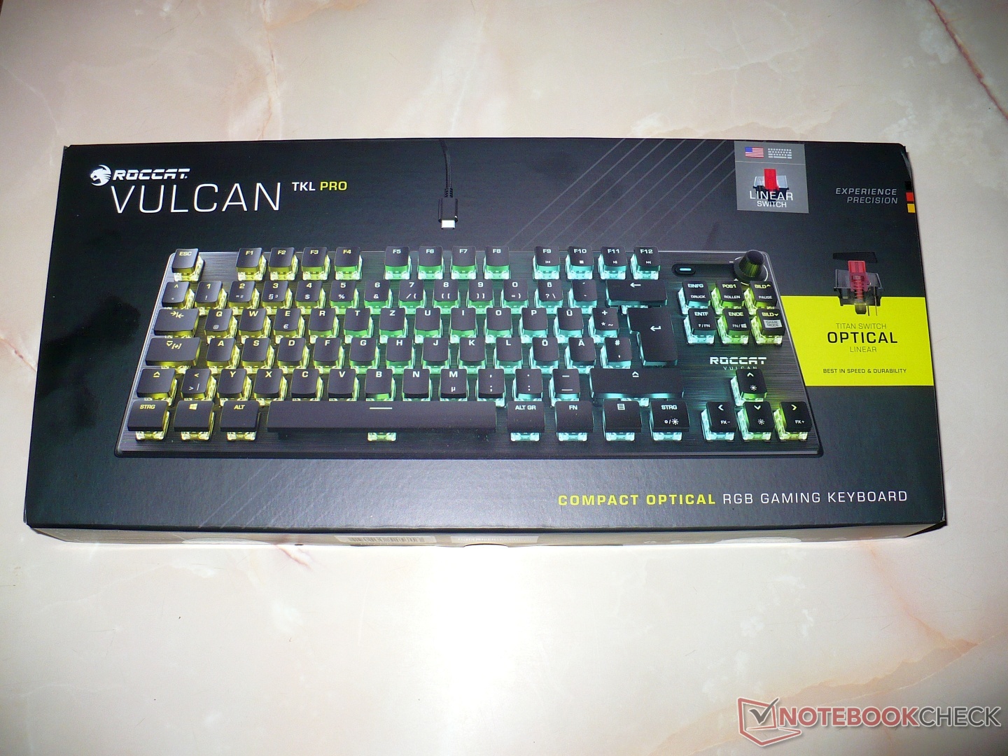 Clavier de jeu USB-C pour PC ROCCAT Vulcan TKL Pro, Maroc