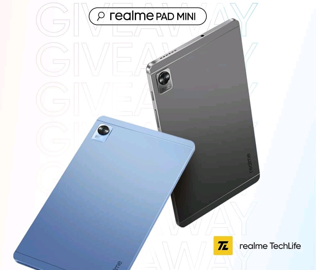 Realme - Tablette- Pad Mini - 64 Go - Bleu - Tablette Android