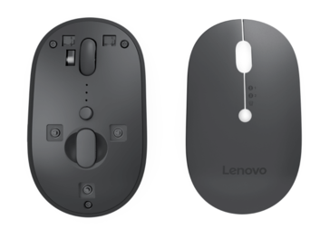 La souris peut être rechargée sans fil ou via le port USB-C. (Source de l'image : Lenovo)