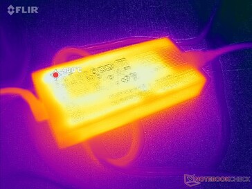 L'adaptateur CA peut atteindre jusqu'à 50°C en cas d'utilisation prolongée de charges exigeantes