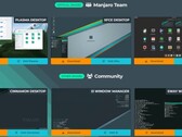Manjaro Linux editions available for download (Image source : Manjaro Downloads)