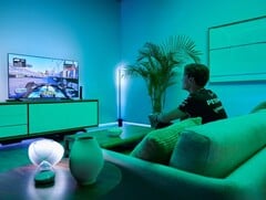 La version 2.4.2 du micrologiciel est disponible pour la boîte de synchronisation HDMI Philips Hue Play 8K (ci-dessus) et l&#039;ancien modèle 4K. (Source de l&#039;image : Philips Hue)