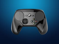 Le Steam Controller original sorti en 2015 possède deux trackpads comme le Steam Deck. (Source de l&#039;image : Valve)