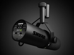 Le nouveau Shure SM7dB avec les interrupteurs de préamplification sur son panneau arrière (Image Source : Shure)