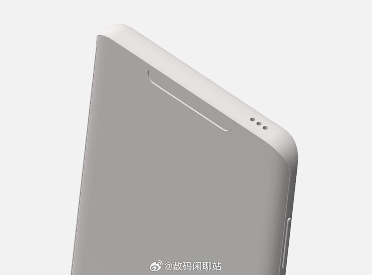 Le "Mate 60 RS" sous forme de rendu. (Source : Digital Chat Station via Weibo)