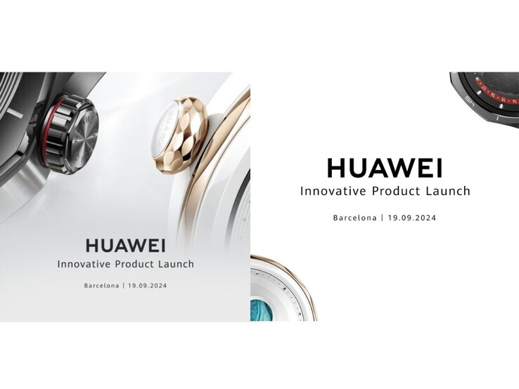 Les images teaser de Huawei qui ont révélé la date de lancement de la Watch GT 5, au début du mois de septembre. (Source de l'image : Huawei via X/Twitter)