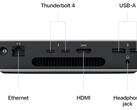 Disposition des ports à l'arrière du Mac Mini (2023). (Source de l'image : Apple)