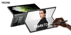 Le Tecno Phantom V Fold 2 est plus fin et plus léger que son prédécesseur. (Source de l&#039;image : Tecno)