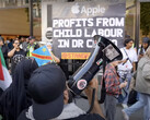 Apple iPhone 16 : Des manifestations ont eu lieu dans le monde entier à l'occasion du lancement, Londres mettant en avant les violations des droits de l'homme au Congo et à Gaza (Source d'image : Youtube / Oinat)