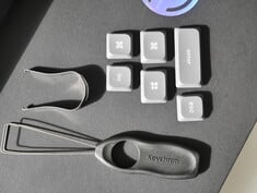 Keychron K15 Max keycaps et switchs et keycaps pullers