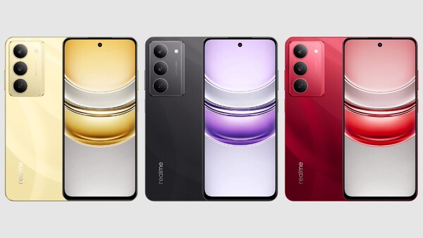 Le Realme V60 Pro est disponible en trois couleurs. (Source de l'image : Realme)