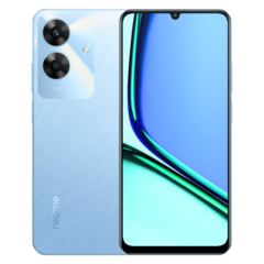 Le Realme Narzo N61 ne fait que 7,84 mm d&#039;épaisseur, tout en embarquant une batterie de 5 000 mAh (Image source : Realme)