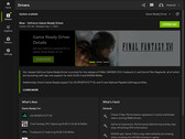 Nvidia GeForce Game Ready Driver 561.09 notes de mise à jour dans l'application Nvidia (Image source : Own)