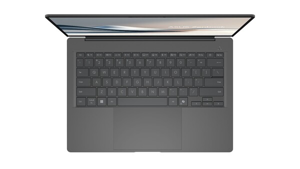 Asus affirme que le Zenbook A14 est doté de touches sans bavures et d'un pavé tactile élargi. (Source de l'image : Asus)