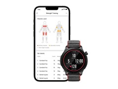 La nouvelle application Zepp aurait un design plus épuré que son prédécesseur (ci-dessus). (Source de l&#039;image : Amazfit)