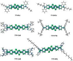 Les thiazol[5,4-d]thiazoles sont très efficaces pour convertir la lumière ambiante en électricité - le TTP-DPA est le meilleur. (Source de l'image : ACS Applied Materials &amp; Interfaces)