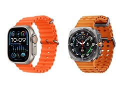 Gauche : Apple Watch Ultra 2 | Droite : Samsung Galaxy Watch Ultra (Source de l'image : Apple, Samsung)