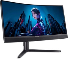 Le Predator X34 V3 délivre jusqu&#039;à 1 000 nits en mode HDR grâce à ses zones de rétroéclairage Mini LED. (Source de l&#039;image : Acer)