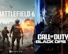Les boîtes de Battlefield 6 et Call of Duty : Black Ops 7 (Image source : Sony PlayStation avec modifications)