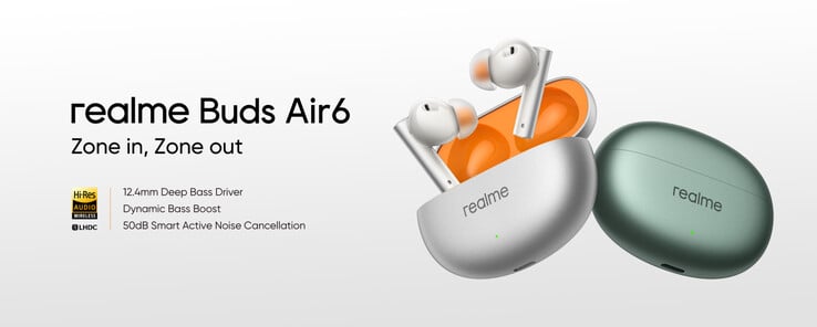 Realme lance les Buds Air6 en Inde. (Source : Realme)