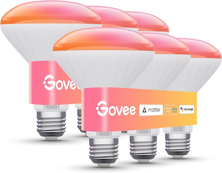 La nouvelle ampoule intelligente Govee BR30 E26. (Source de l'image : Govee)