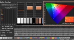 CalMAN : ColorChecker (calibré)