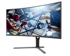 Le dernier moniteur de jeu 34 pouces d'AOC combine une résolution de 1440p avec un taux de rafraîchissement de 180 Hz. (Source de l'image : AOC)