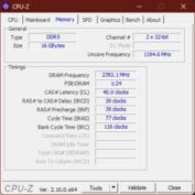 Mémoire CPU-Z