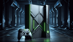 La Xbox Series X est sortie en novembre 2020, soit 7 ans après la sortie de la Xbox One. (Source : DallE 3)