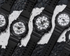 La collection Casio G-SHOCK Black and White. (Source de l'image : PR Newswire)