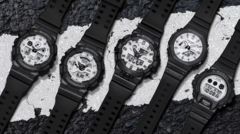 La collection Casio G-SHOCK Black and White. (Source de l&#039;image : PR Newswire)