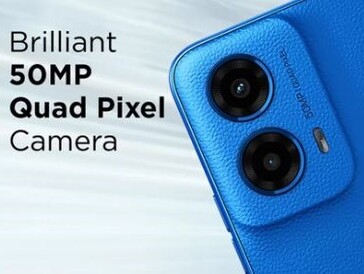 L'appareil photo principal a une résolution de 50 MP. (Source de l'image : Motorola)