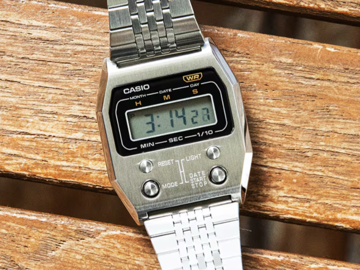 Le Casio Vintage A1100D-1 - une réédition du 52QS-14B des années 1970. (Source de l'image : Casio)