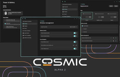 La mise à jour de System76 Cosmic Alpha 2 a introduit une tonne de changements dans l&#039;utilisation et la personnalisation de l&#039;environnement de bureau naissant. (Source de l&#039;image : System76 - édité)