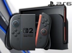 Nintendo souhaite apparemment que la Switch 2 devance largement la PS6 en termes d&#039;unités livrées. (Source de l&#039;image : Nintendo/Tech Blood - édité)