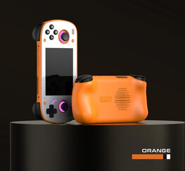 Le design orange officiel de Retroid pour la Pocket Mini. (Source de l'image : Retroid)