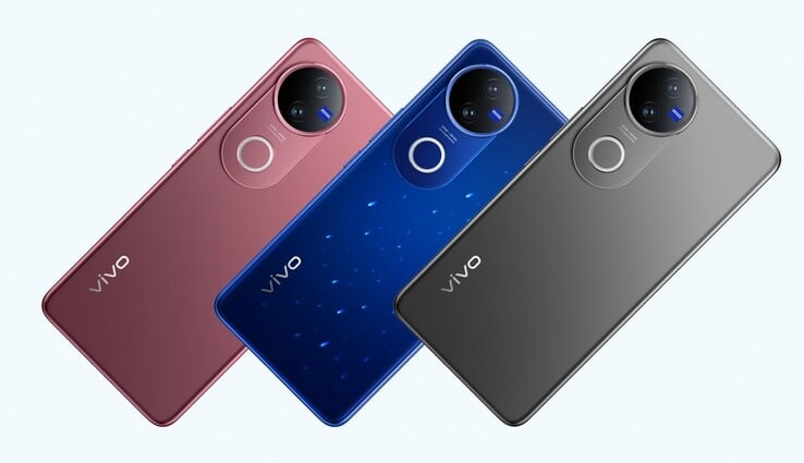 Le V50 dans ses 3 nouvelles couleurs. (Source : Vivo)