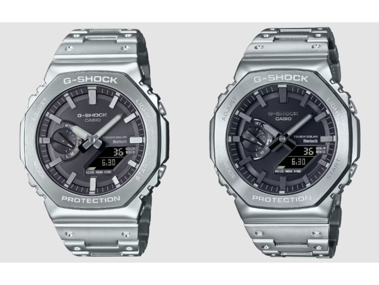 Le Casio GM-B2100SD-1A (à gauche) et le GM-B2100D-1A (à droite). (Source de l'image : Casio)