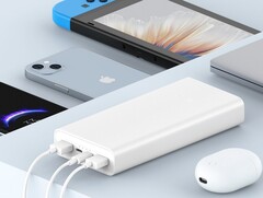 La banque d&#039;alimentation Xiaomi 20 000 mAh 22,5 W peut recharger complètement un iPhone 13 quatre fois. (Image source : Xiaomi)