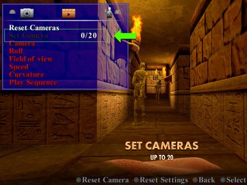 Le fabricant de la caméra Flyby de Tomb Raider IV-VI Remastered (Image source : Sony PlayStation)