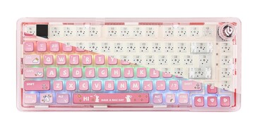 Le clavier mécanique Pink Epomaker X Leobog K81 a des intentions claires en matière d'installation confortable. (Source de l'image : Epomaker - édité)