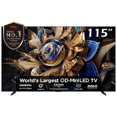 Le téléviseur TCL X955 MAX est doté d&#039;un écran QD Mini LED de 115 pouces et d&#039;un taux de rafraîchissement variable de 144 Hz (Source d&#039;image : TCL)