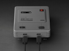 Le Retro Power Bank d&#039;AYANEO est disponible dans une finition inspirée de la SNES. (Source de l&#039;image : AYANEO)