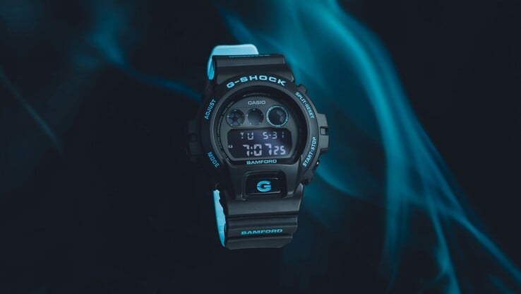 La deuxième montre de la collaboration Casio G-Shock x Bamford (photo) a utilisé la Casio DW-6900BWD-1ER comme base. (Source de l'image : Casio)