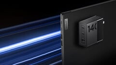 Les nouveaux chargeurs ThinkPlus GaN sont disponibles en noir et en blanc (Source de l&#039;image : Lenovo [édité])